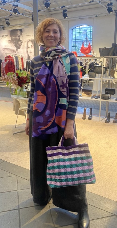 Epice Paris vilnonis šalikas Violet