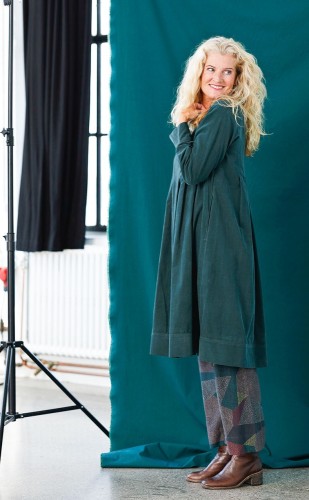 McVERDI velvetinė suknelė Dusty Green