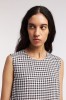 Neirami ilga suknelė Black Check