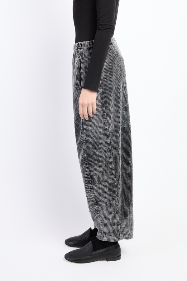 Neirami velvetinės kelnės Silver