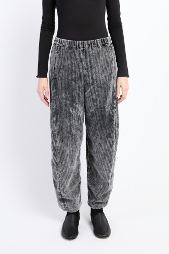 Neirami velvetinės kelnės Silver