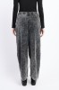 Neirami velvetinės kelnės Silver