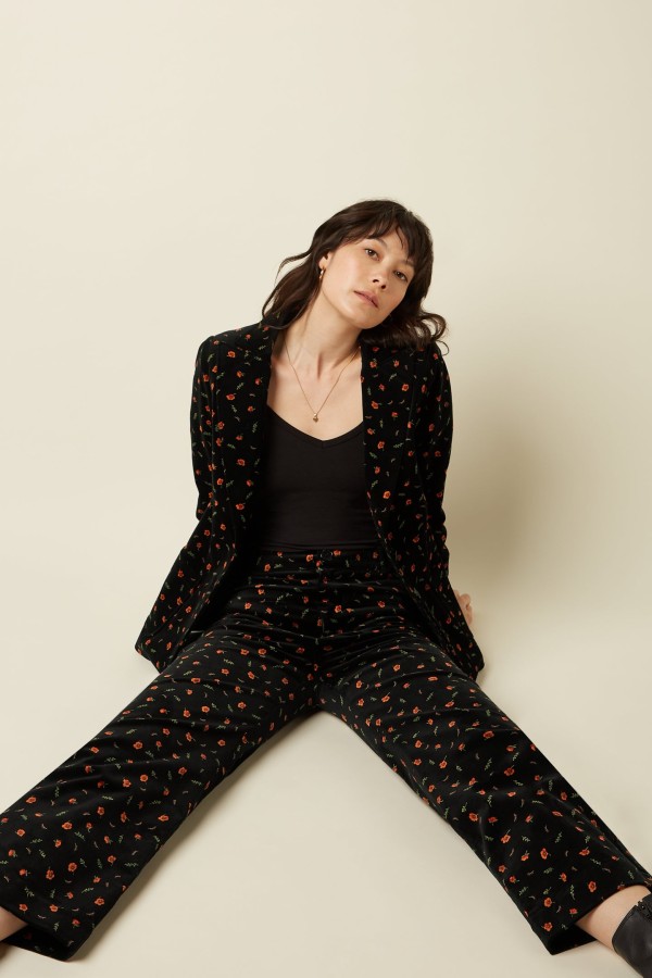 King Louie aksominės kelnės