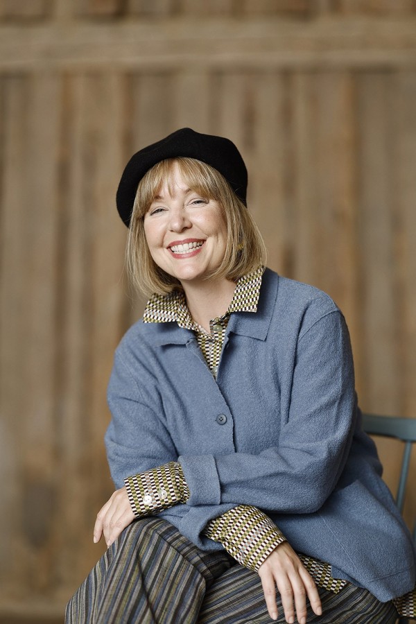 Mansted virintos vilnos švarkelis Denim