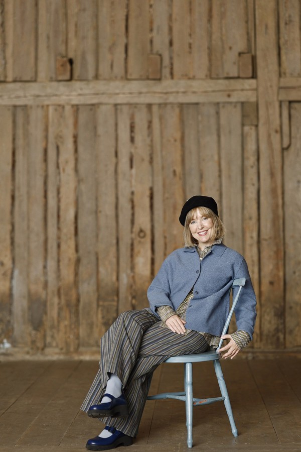 Mansted virintos vilnos švarkelis Denim