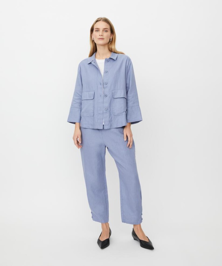 Masai lininės kelnės Stonewash