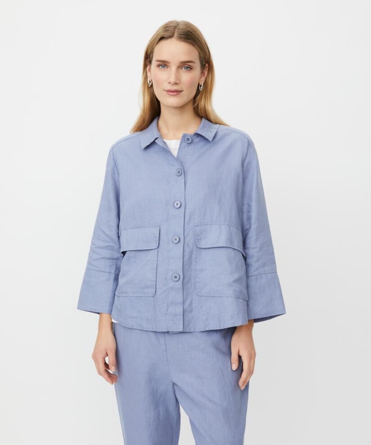 Masai lininis švarkelis Stonewash