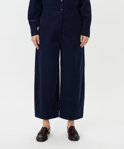 Masai velvetinės kelnės Pylenna Blue