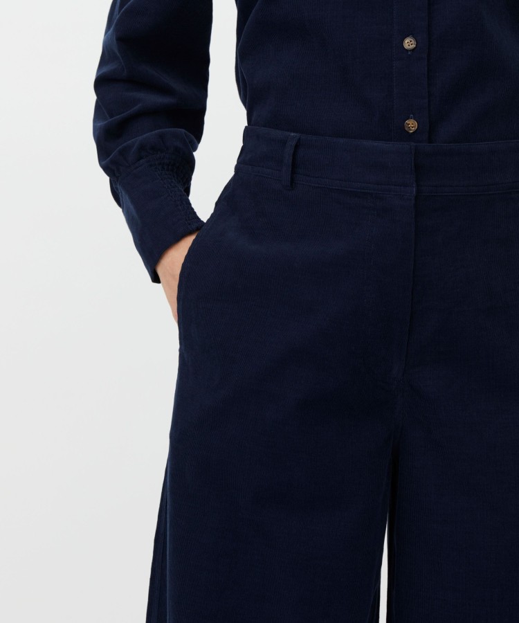 Masai velvetinės kelnės Pylenna Blue