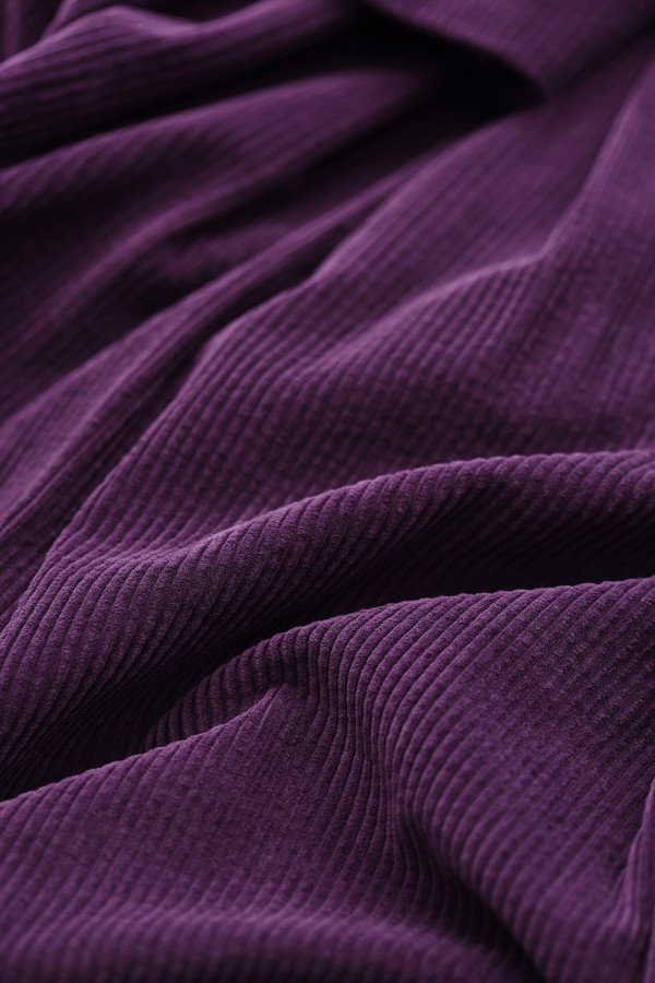 McVERDI velvetinės kelnės Dark Purple