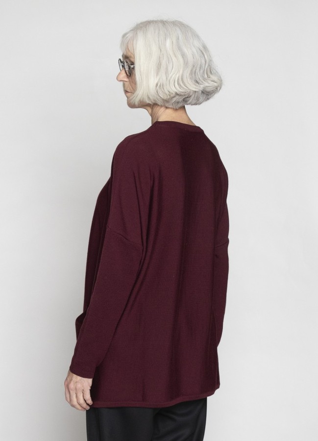 Muse Wear merino vilnos megztinis Agnete Plum