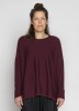 Muse Wear merino vilnos megztinis Ingrid Plum