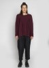 Muse Wear merino vilnos megztinis Ingrid Plum