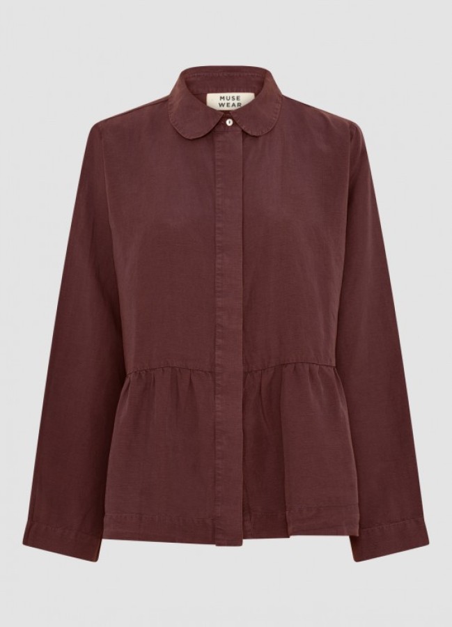 Muse Wear palaidinė Tencel Linen Chestnut