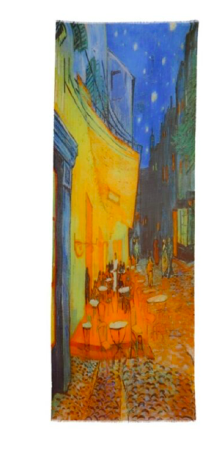 Otra Cosa vilnonis šalikas Café Terrace at Night Otra Cosa vilnonis šalikas Café Terrace at Night